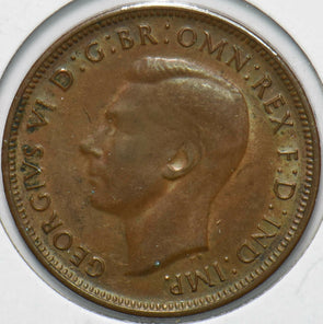 Australia 1943 1/2 Penny Kangaroo animal Georgivs VI 902219 combine shipping