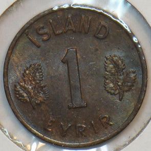 Iceland 1953 Eyrir 195560 combine shipping