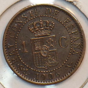 Spain 1906 Centimo 195819 combine shipping