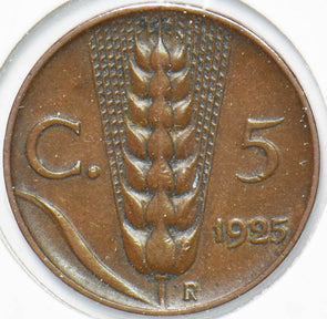 Italy 1925 5 Centesimi Vittorio Emanvele III 292964 combine shipping