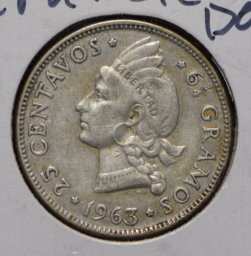 Dominican Republic 1963 25 Centavos  291906 combine shipping