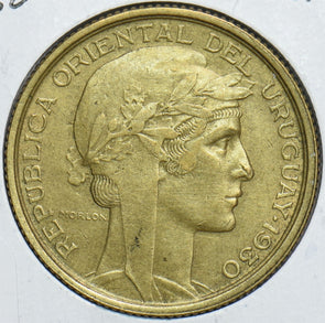 Uruguay 1930 10 Centesimos Puma animal 198531 combine shipping