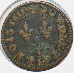 France 1611 Double Tournois 194174 combine shipping