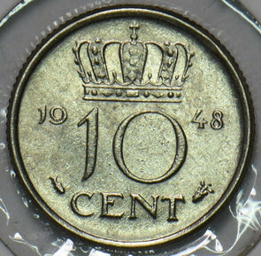 Netherlands 1948 10 Cents 903724 combine shipping