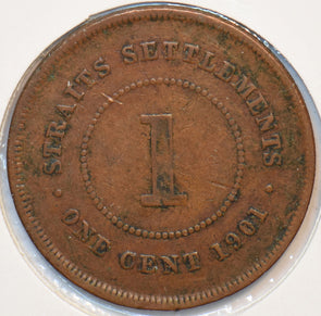 Straits Settlements 1901 Cent 193479 combine shipping