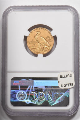 1911-S Gold $5 Indian Head Half Eagle NGC XF45 NG1778