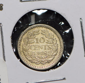 Netherlands 1918 10 Cents  900979 combine shipping