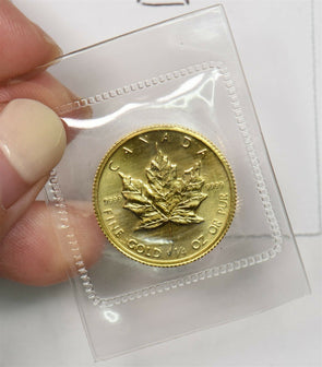 Canada 1981 10 Dollar $10 gold mint sealed BU 1/4oz gold maple GL0206 combine sh