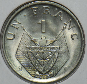 Rwanda 1965 Franc 297395 combine shipping