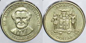 Jamaica 1991 Dollar 904694 combine shipping