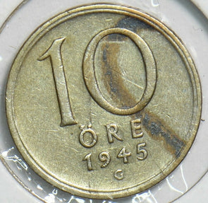 Sweden 1945 10 Ore 152843 combine shipping
