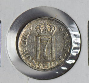 Norway 1918 10 Ore silver  N0172 combine shipping