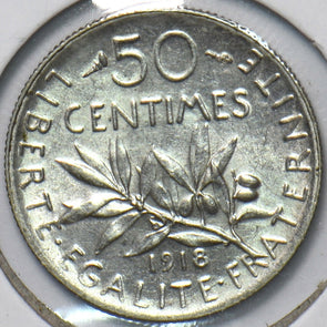 France 1918 50 Centimes 294354 combine shipping