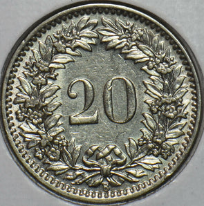 Switzerland 1929 20 Rappen 152273 combine shipping