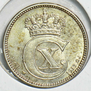 Denmark 1919 25 Ore 240576 combine shipping