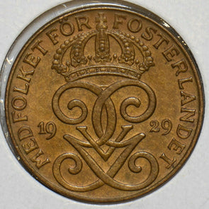 Sweden 1929 2 Ore 297949 combine shipping