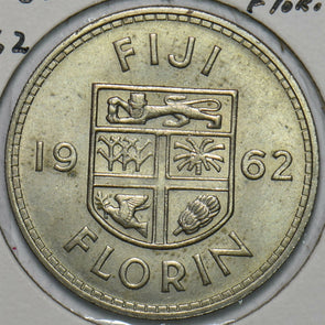 Fiji 1962 Florin 240377 combine shipping