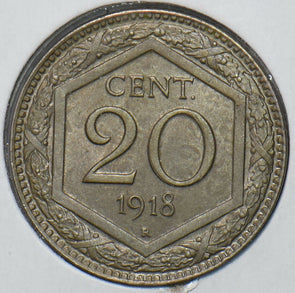 Italy 1918 20 Centesimi 296051 combine shipping
