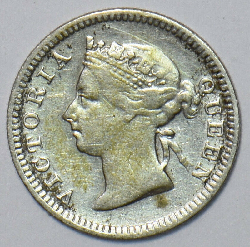 Straits Settlements 1900 5 Cents 296076 combine shipping