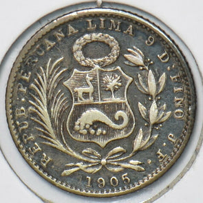 Peru 1905 J.F. Dinero 295719 combine shipping
