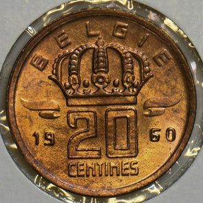 Belgium 1960 20 Centimes 240710 combine shipping