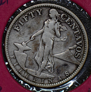 Philippines 1921 50 Centavos  190442 combine shipping