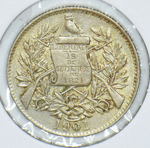 Guatemala 1901 1/2 Real Quetzal animal 291810 combine shipping