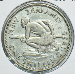 New Zealand 1935 Shilling 197888 combine shipping