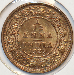 British India 1929 1/12 Anna 194140 combine shipping