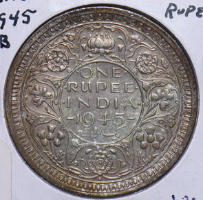British India 1945 Rupee 490186 combine shipping
