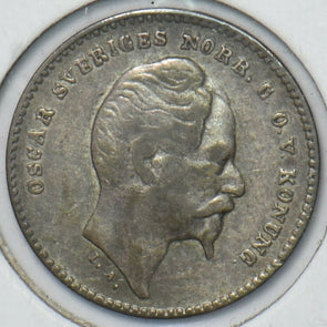 Sweden 1855 25 Ore 490962 combine shipping