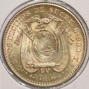 Ecuador 1916 1/10 Sucre Philadelphia 198998 combine shipping