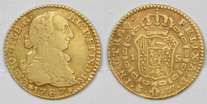 Spain 1787 Escudo gold GL0273 combine shipping