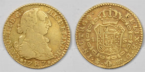 Spain 1787 Escudo gold GL0273 combine shipping