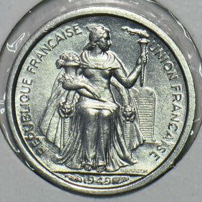 French New Caledonia 1949 50 Centimes Bird animal 196938 combine shipping