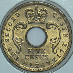 East Africa 1957 5 Cents Ch BU 290759 combine shipping