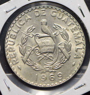 Guatemala 1969 25 Centavos Quetzal animal  191147 combine shipping
