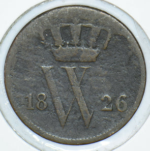 Netherlands 1826 Cent 291416 combine shipping