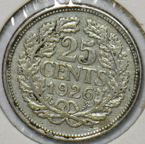 Netherlands 1926 25 Cents 903189 combine shipping