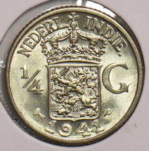 Netherlands East Indies 1941 P 1/4 Gulden 199188 combine shipping