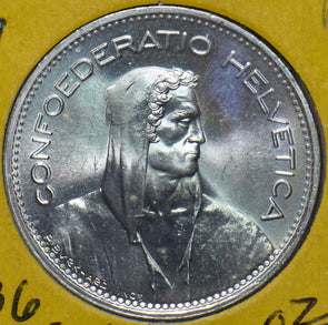 Switzerland 1965 Y 36 5 Francs BU 294934 combine shipping