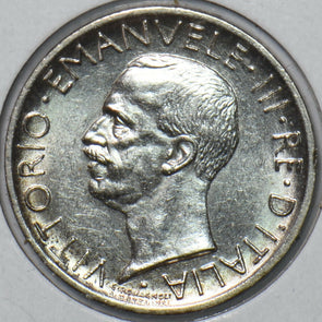 Italy 1927 5 Lire Eagle 490821 combine shipping