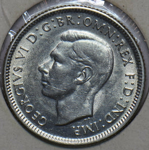 Australia 1943 S Shilling Merino ram animal 902614 combine shipping