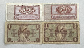 Military Payment Certificates Series 472: 5 Cents & 10 Cents (Both Nice circs),