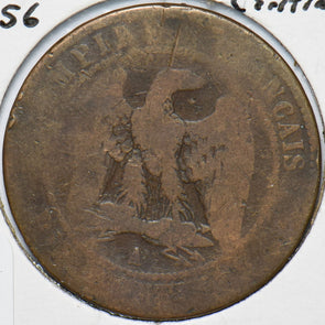 France 1856 A 10 Centimes Eagle animal 900612 combine shipping