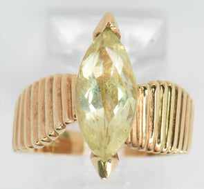 14k Gold Citrine Ring RG0057