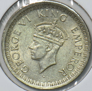 British India 1943 1/4 Rupee 295421 combine shipping