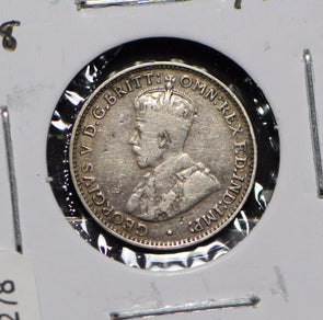 Australia 1928 3 Pence Kangaroo animal Moorhen  191278 combine shipping