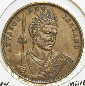 New Zealand 1881 Penny Token. Miller and Thompson N0237 combine shipping