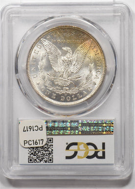 1885-O Morgan Dollar Silver Stunning Toning PCGS MS64 PC1617